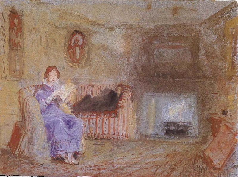 The Gril Read to the boy, Joseph Mallord William Turner